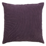 Abstract Purple Cushions - Waterfall Embroidered Cushion Cover Plum Additions