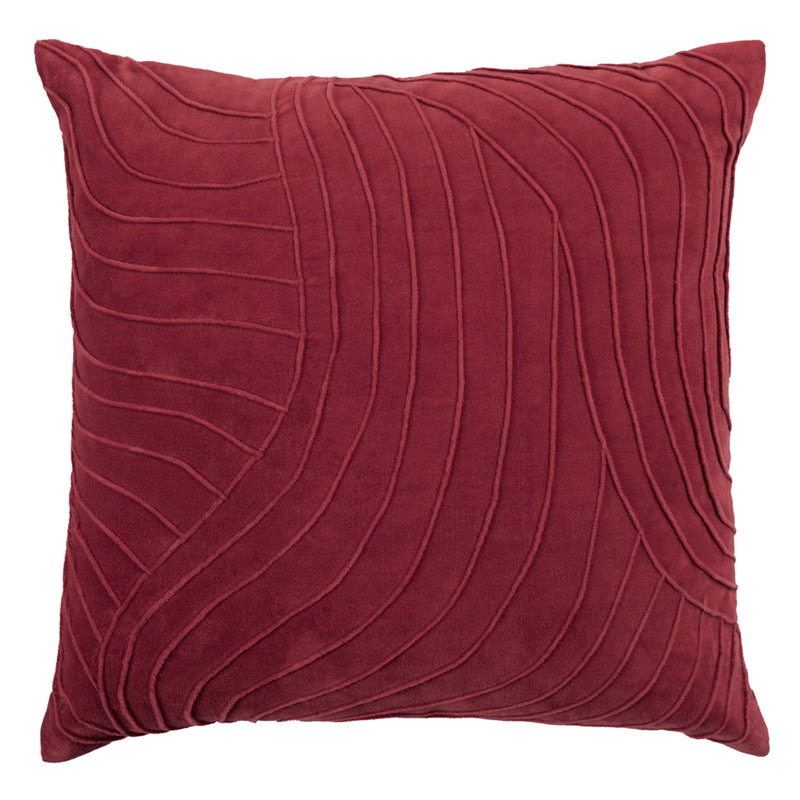 Abstract Pink Cushions - Waterfall Embroidered Cushion Cover Pomegranate Additions