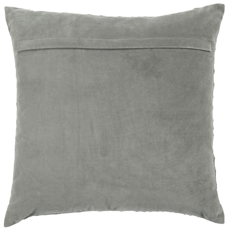 Abstract Grey Cushions - Waterfall Embroidered Cushion Cover Steel Additions