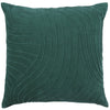 Abstract Blue Cushions - Waterfall Embroidered Cushion Cover Teal Additions