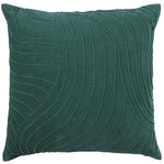 Abstract Blue Cushions - Waterfall Embroidered Cushion Cover Teal Additions