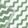 Abstract Green Rugs - Wave Indoor/Outdoor 100% Recycled Rug Green furn.