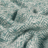 furn. Weaver Herringbone Throw in Teal