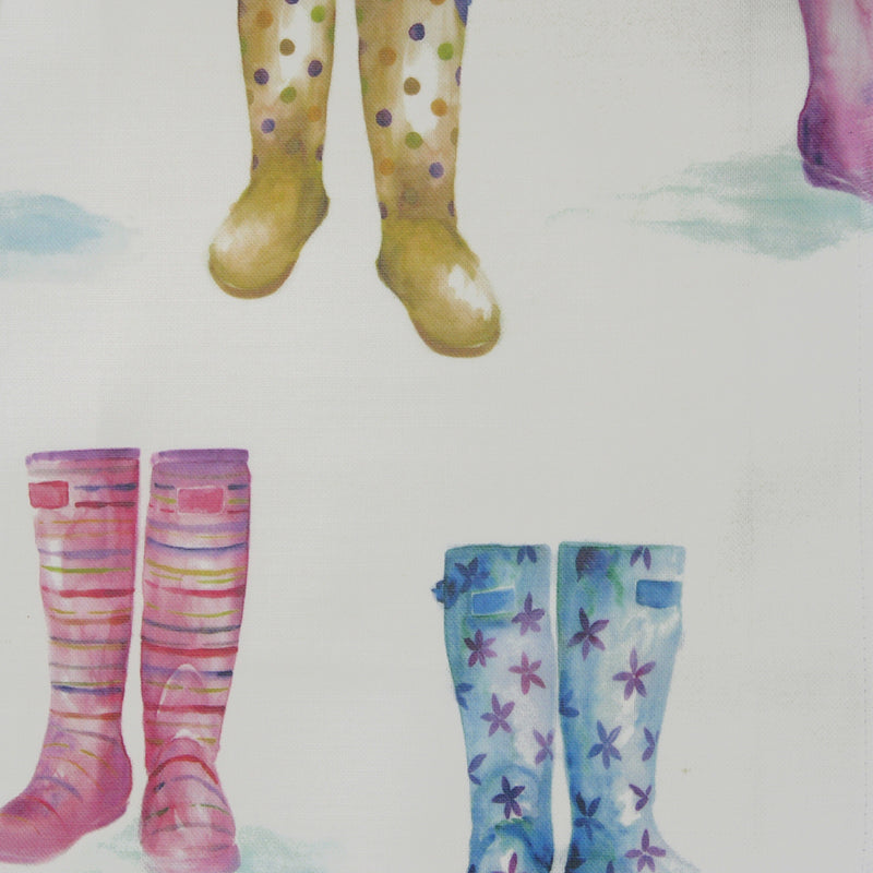 Welly Boots Wallpaper Sample Cream