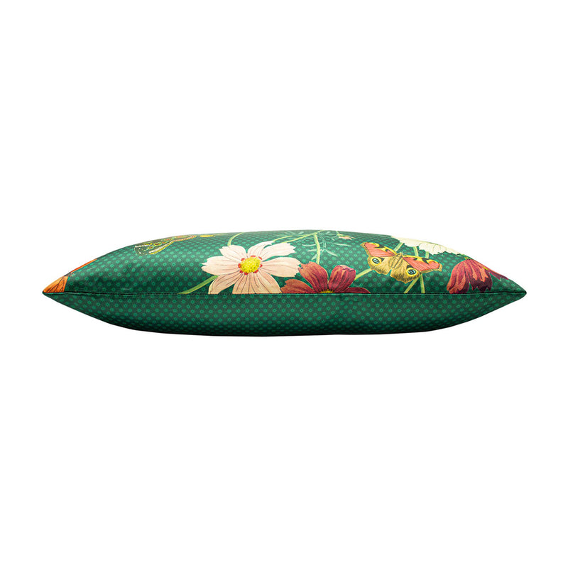 Paoletti Wild Fauna Botanical Cushion Cover in Emerald