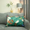 Paoletti Wild Fauna Botanical Cushion Cover in Emerald