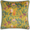 Wylder Wild Garden Columnaris Cushion Cover in Mustard