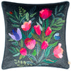 Wylder Wild Garden Posies Cushion Cover in Navy