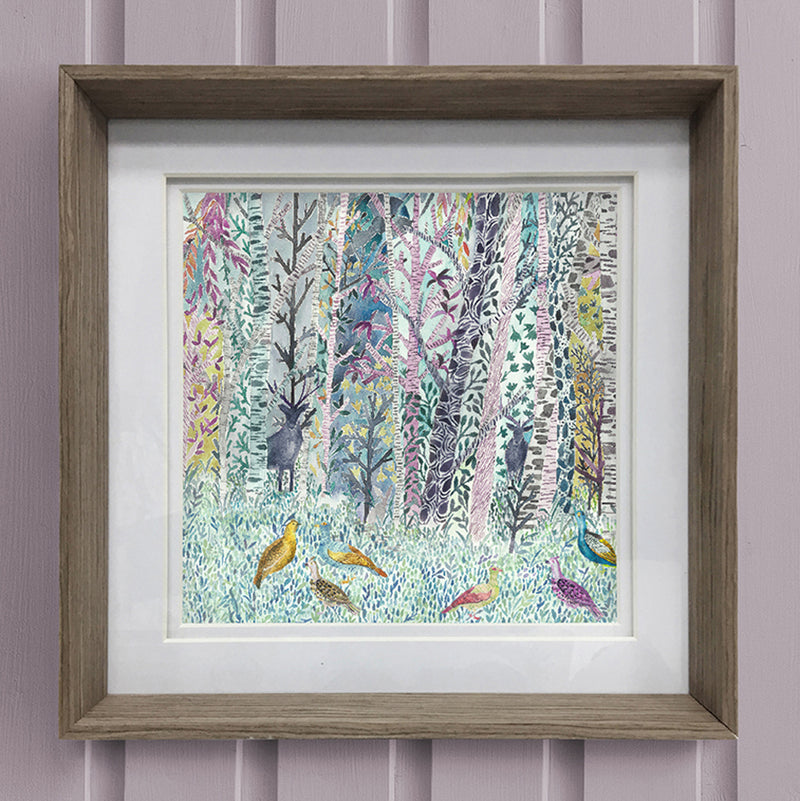 Voyage Maison Whimsical Forest Framed Print in Nut