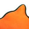 heya home Wiggle Velvet Reversible Ready Filled Cushion in Orange/Green