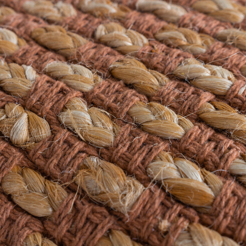 Yard Wikka Jute Woven Cushion Cover in Pecan