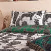 furn. Wildcat Duvet Cover Set in Jungle Green