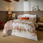 Wilderness 100% Cotton Reversible Duvet Cover Set Plum