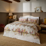 Wilderness 100% Cotton Reversible Duvet Cover Set Plum