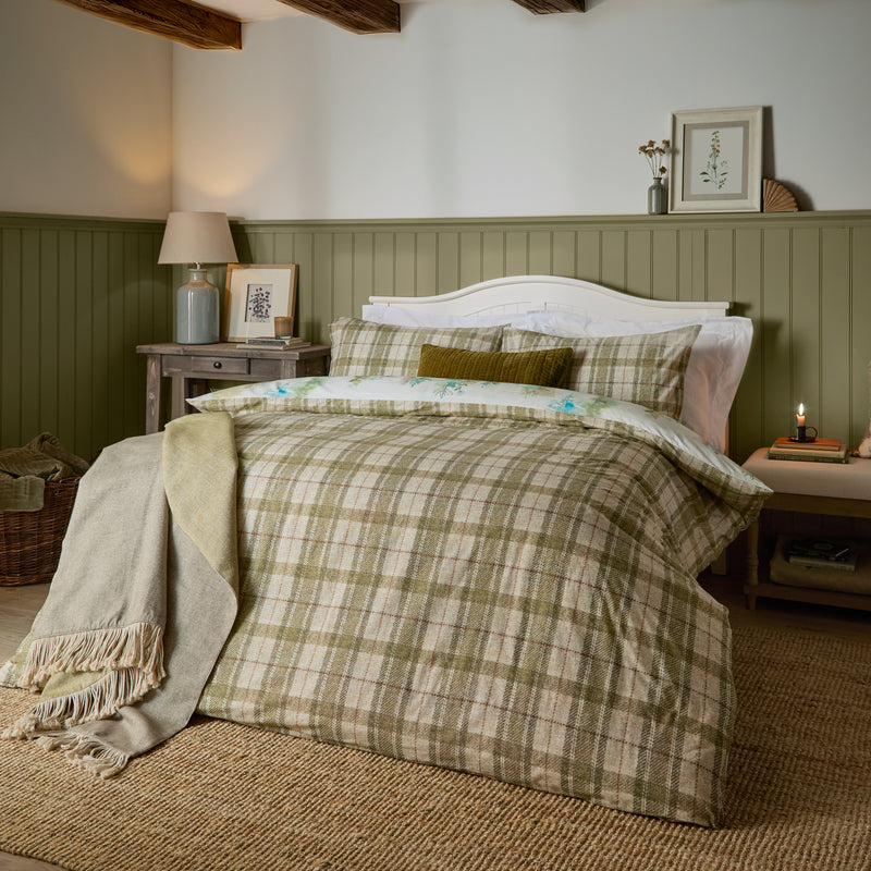 Wilderness 100% Cotton Reversible Duvet Cover Set Forest