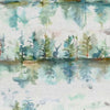 Animal Green Fabric - Wilderness Printed Cotton Fabric (By The Metre) Topaz Cream Voyage Maison