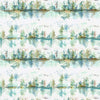 Animal Green Fabric - Wilderness Printed Cotton Fabric (By The Metre) Topaz Cream Voyage Maison