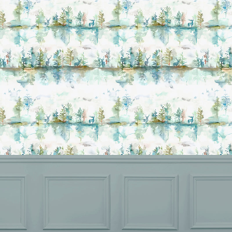 Voyage Maison Wilderness 1.4m Wide Width Wallpaper in Topaz