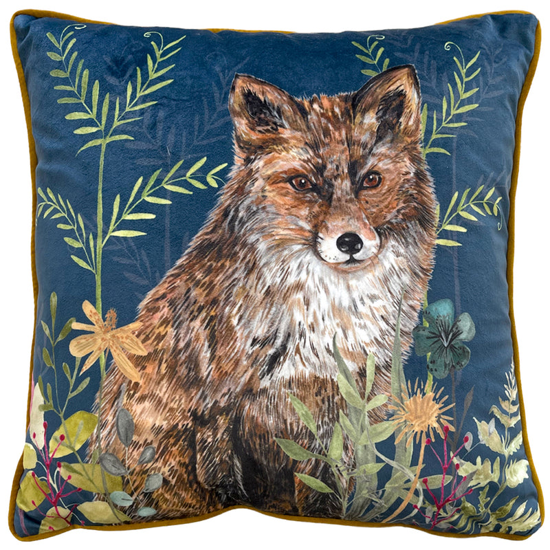 Wylder Willow Fox Cushion Cover in Midnight