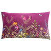 Wylder Willow Wildflower Meadow Cushion Cover in Fuchsia