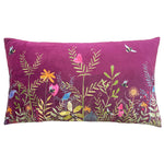 Wylder Willow Wildflower Meadow Cushion Cover in Fuchsia