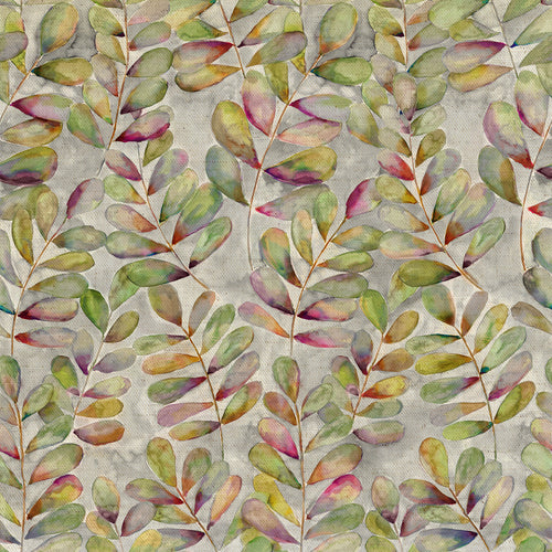 Floral Green Fabric - Willowsmere Printed Cotton Fabric (By The Metre) Lilac Voyage Maison