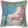 Animal Cream Cushions - Willow Woods Printed Cushion Cover Linen Voyage Maison