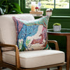 Animal Cream Cushions - Willow Woods Printed Cushion Cover Linen Voyage Maison