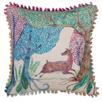 Voyage Maison Willow Woods Small Printed Cushion Cover in Linen