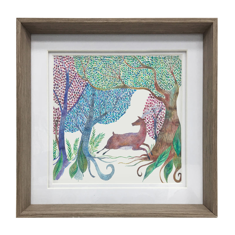 Voyage Maison Willow Woods Framed Print in Nut