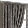 Paoletti Winchester Jacquard Pencil Pleat Curtains in Mocha