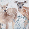 Winter Fawns Printed Cushion Multicolour