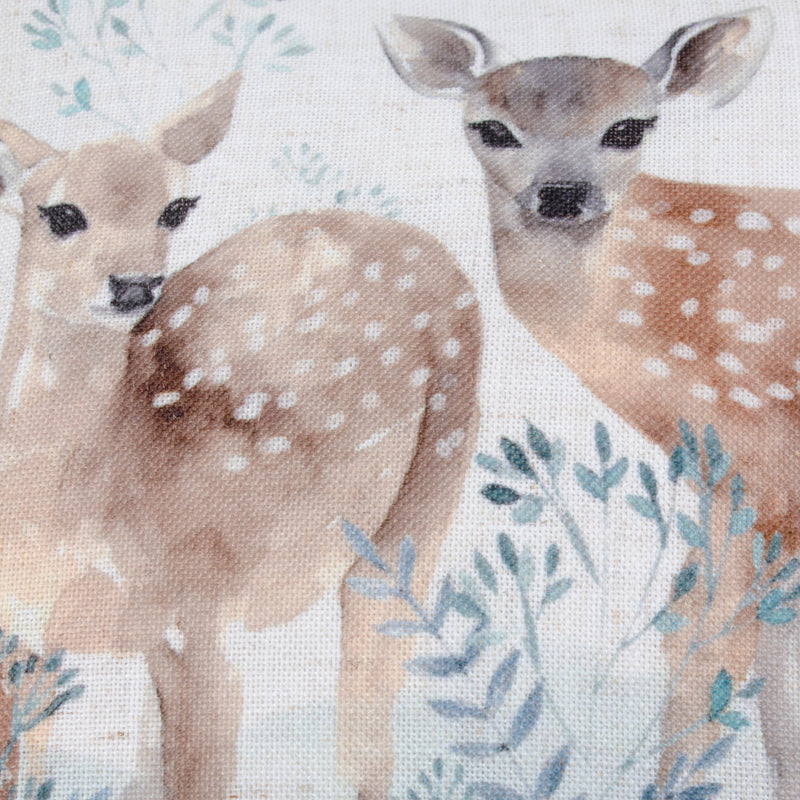 Winter Fawns Printed Cushion Multicolour