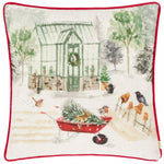 Abstract Multi Cushions - Winter Garden Printed Cushion Cover Multicolour Evans Lichfield