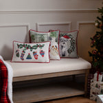 Abstract Multi Cushions - Winter Garden Printed Cushion Cover Multicolour Evans Lichfield