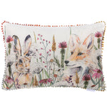 Animal Cream Cushions - Winnie Printed Cushion Cover Linen Voyage Maison