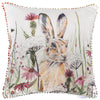 Animal Cream Cushions - Winnie Printed Cushion Cover Linen Voyage Maison