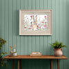 Animal Pink Wall Art - Winnie  Framed Print Birch Voyage Maison