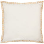  White Cushions - Winter Ski Lodges Embroidered Cushion Cover White Paoletti