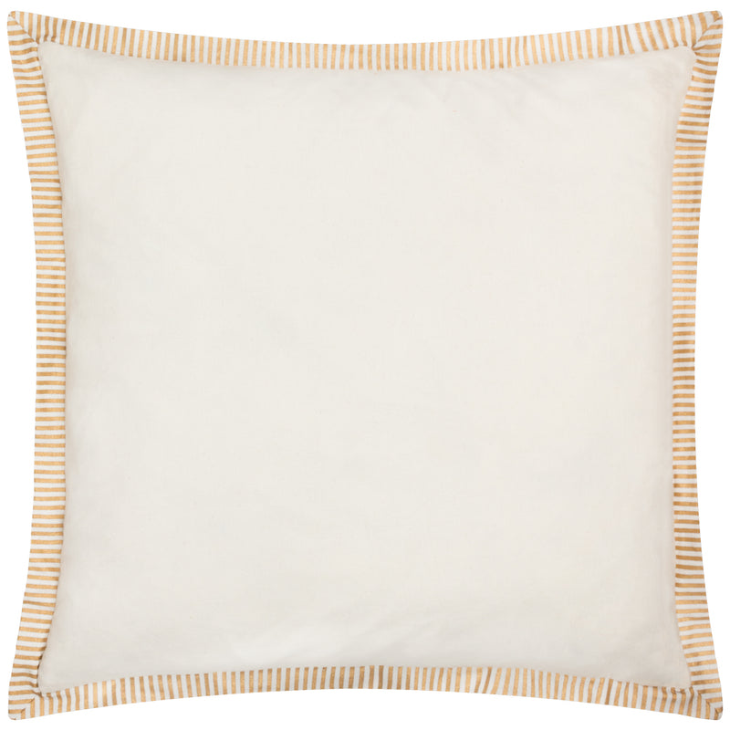  White Cushions - Winter Ski Lodges Embroidered Cushion Cover White Paoletti