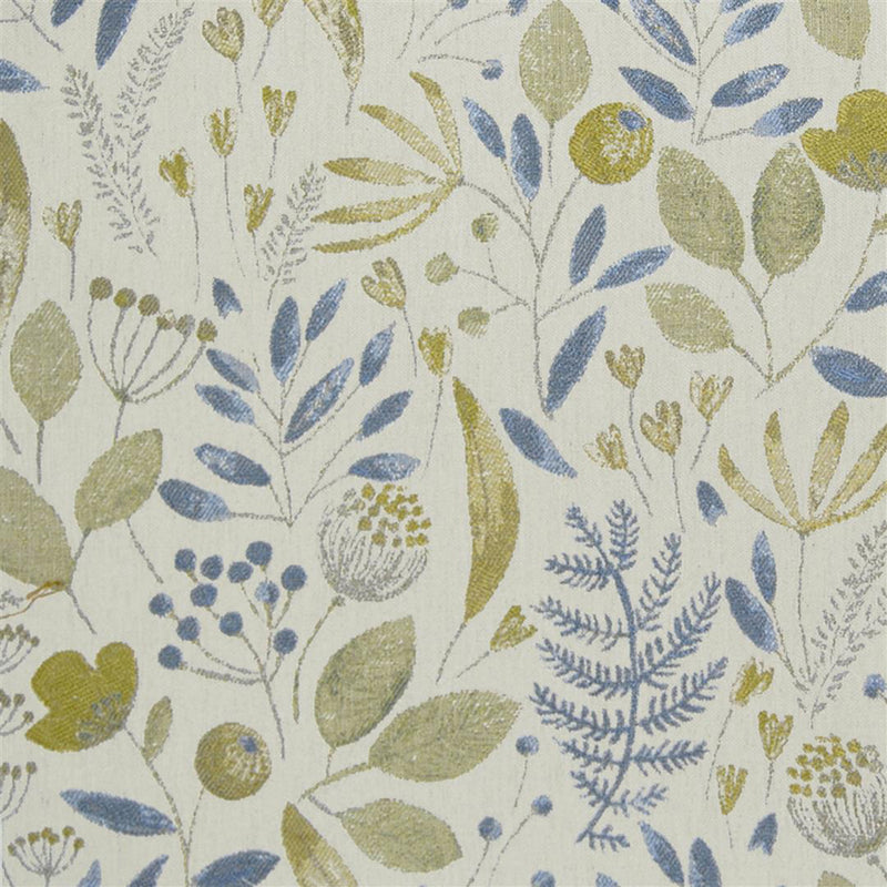 Winslow Cream Fabric Sample Swatch Duck Egg