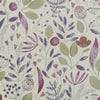 Floral Purple Fabric - Winslow Woven Jacquard Fabric (By The Metre) Heather Voyage Maison