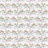 Animal Cream Fabric - Winter Hares Printed Oil Cloth Fabric Natural Voyage Maison