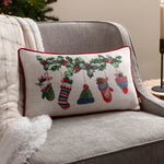 Abstract Multi Cushions - Winter Warmers Printed Cushion Cover Multicolour Evans Lichfield