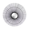 Paoletti Wire Round Circular Wall Mirror in Black