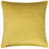 furn. Wisteria Printed Velvet Cushion Cover in Chartreuse