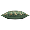 furn. Wisteria Printed Velvet Cushion Cover in Emerald