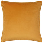 furn. Wisteria Printed Velvet Cushion Cover in Gold