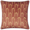 furn. Wisteria Printed Velvet Cushion Cover in Sienna