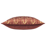 furn. Wisteria Printed Velvet Cushion Cover in Sienna